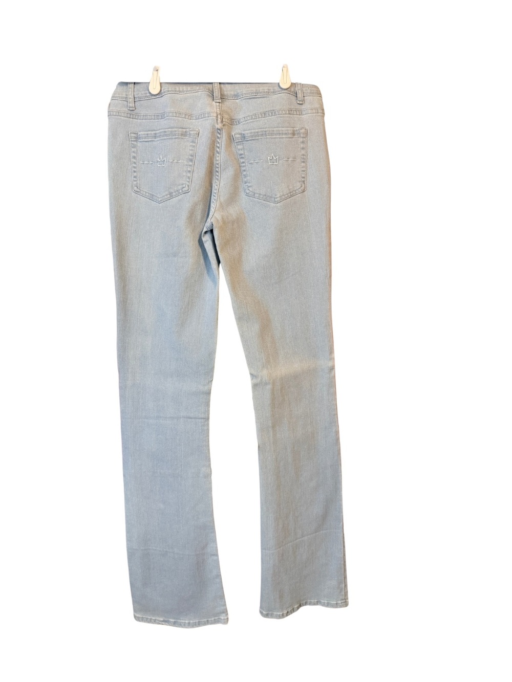 Tall 6’1” Club | Flare Leg Jeans | Light Wash | Size 8 Tall | 38" Inseam - Picture 3 of 8